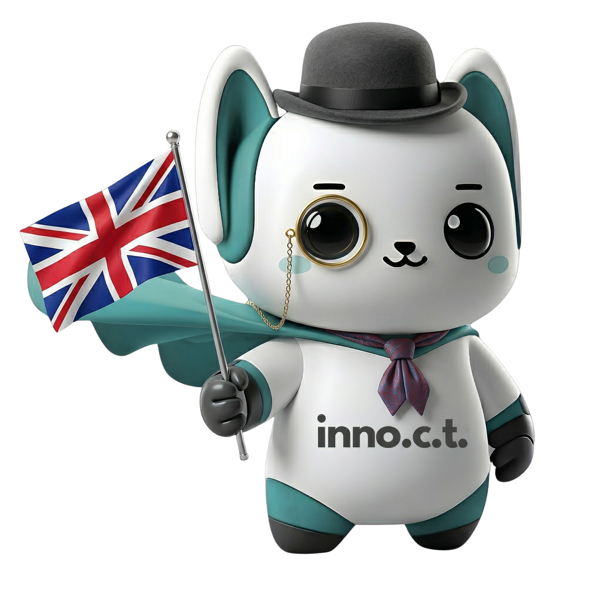 Tino as an English gentleman